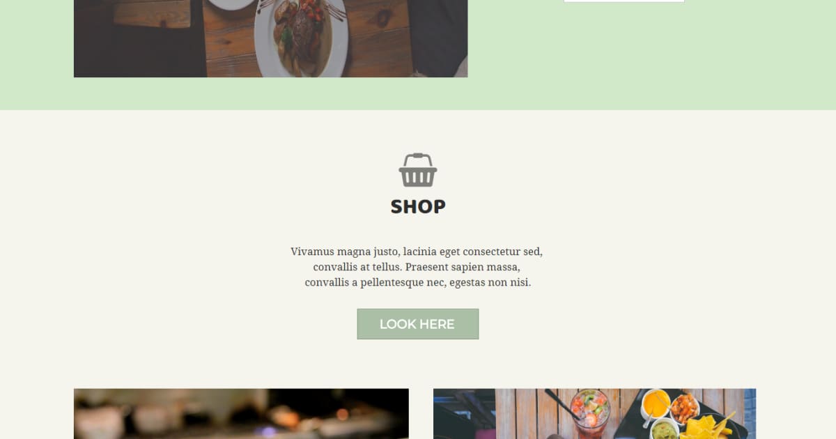 Food and Drinks / Optin /  Landing Page - Food and Drinks Page Template 2