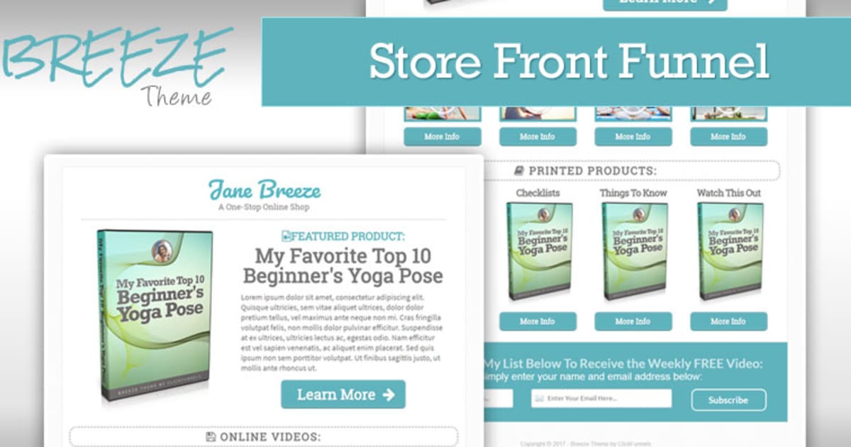 BREEZE | Storefront Funnel