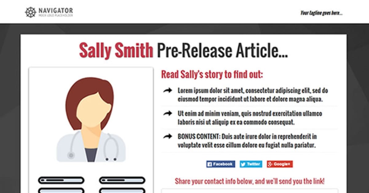 Content Publishers Teaser/Subscription Funnel