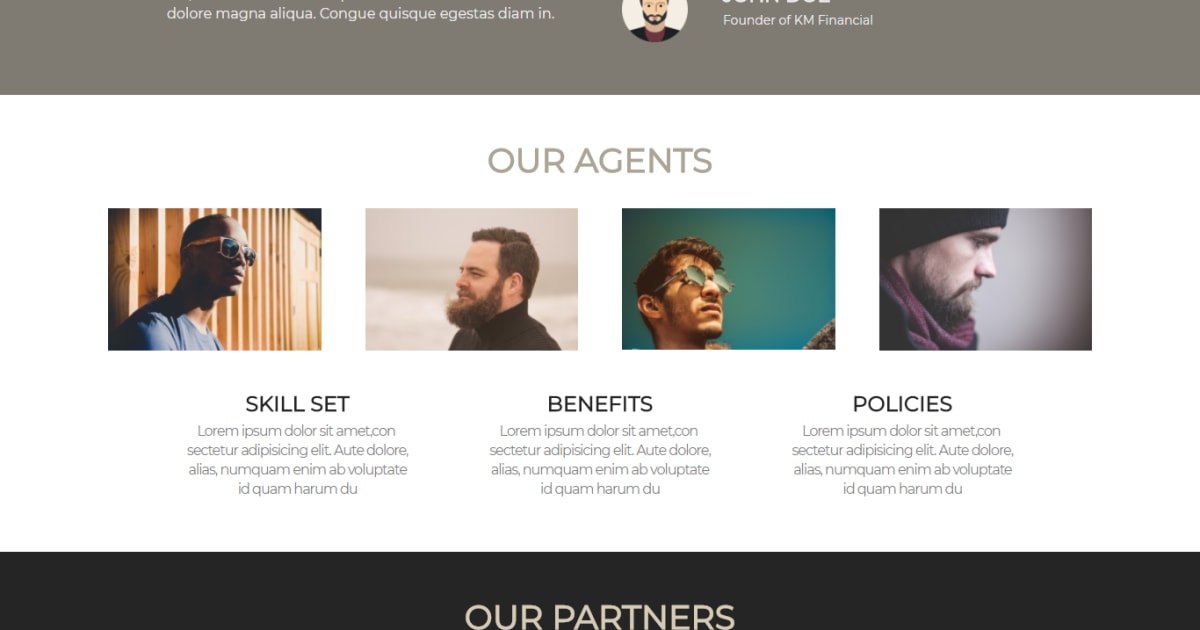 Services / Opt-in - Sales Page Tempate 1