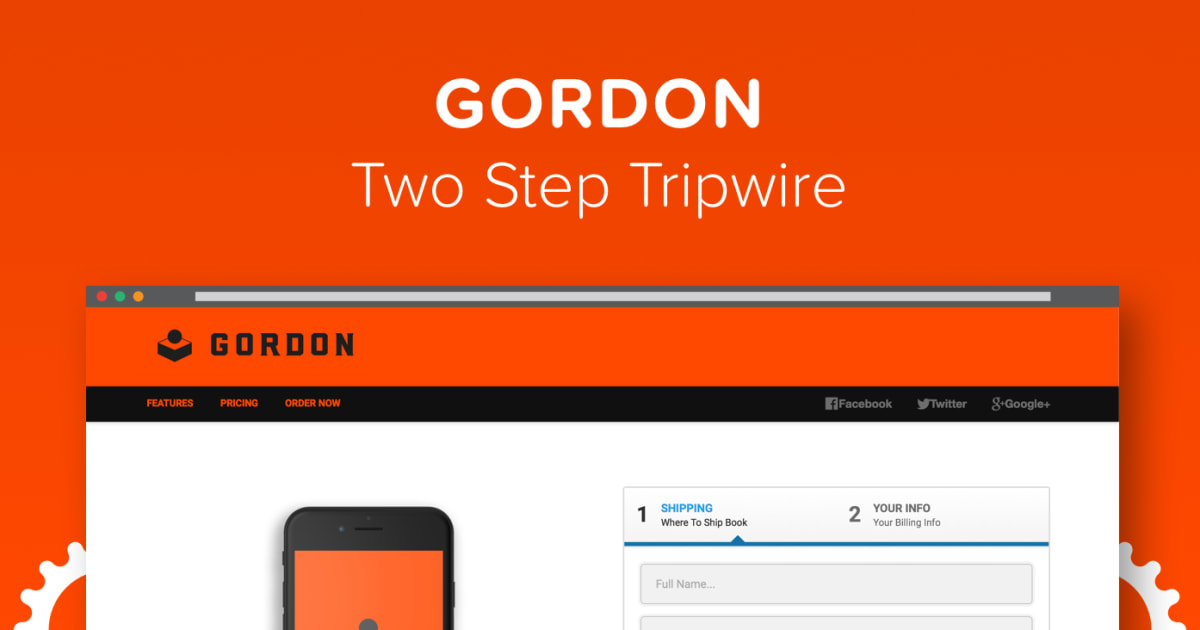 Two Step Tripwire Funnel :: GORDON