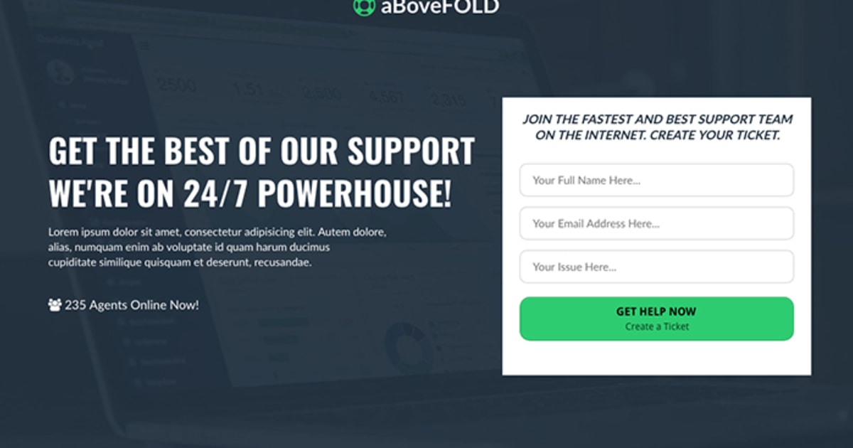 Above The Fold :: Lead Magnet Funnel 9 by FunnelsHelper.com