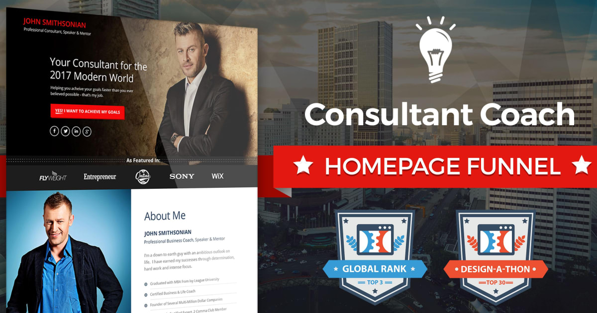 #1 Consultancy Homepage Funnel **BONUS** Proven Email Sequence Included!