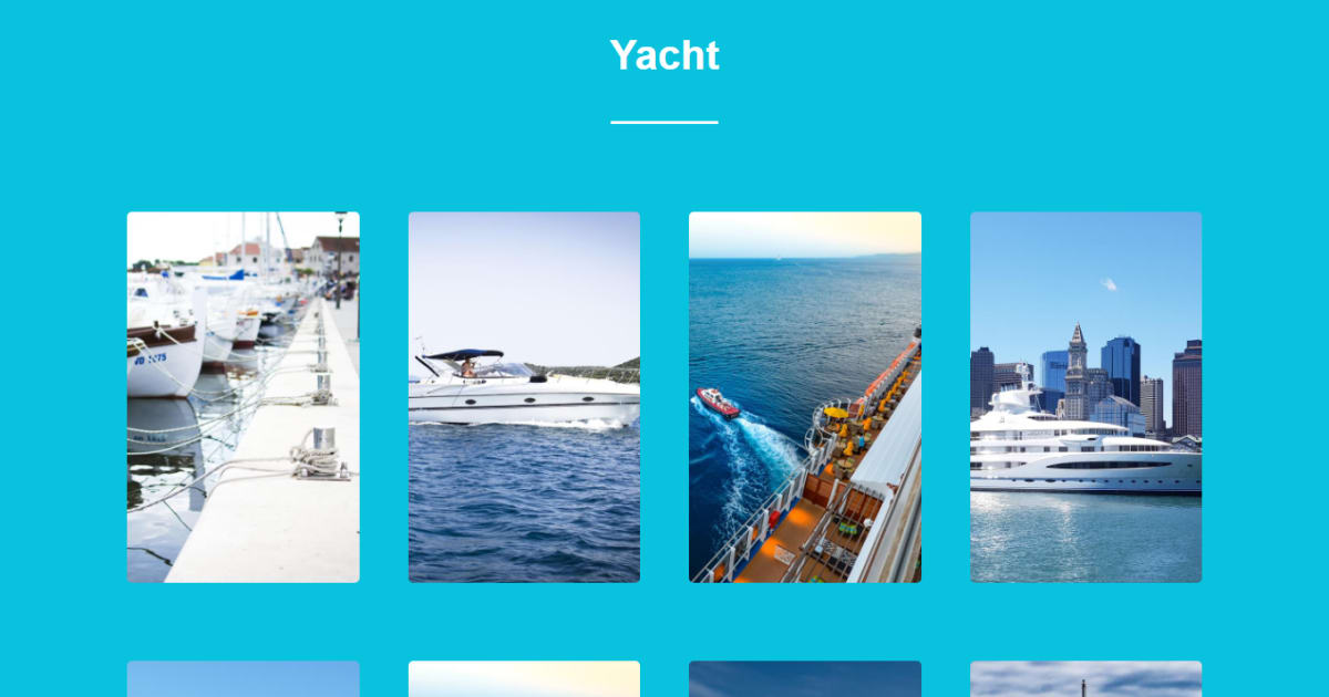 Traditional Business / Blog / Yacht / Landing Page - Traditional Business Template 06