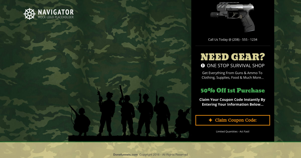 Tactical Survival Gear Sales Funnel