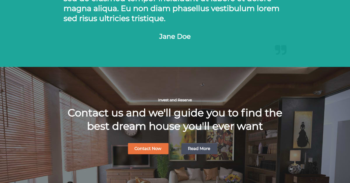 Real Estate / Opt-in / Landing Page - Real Estate Template 11
