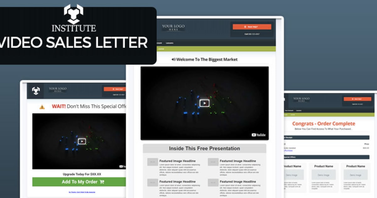 Institute - Video Sales Letter