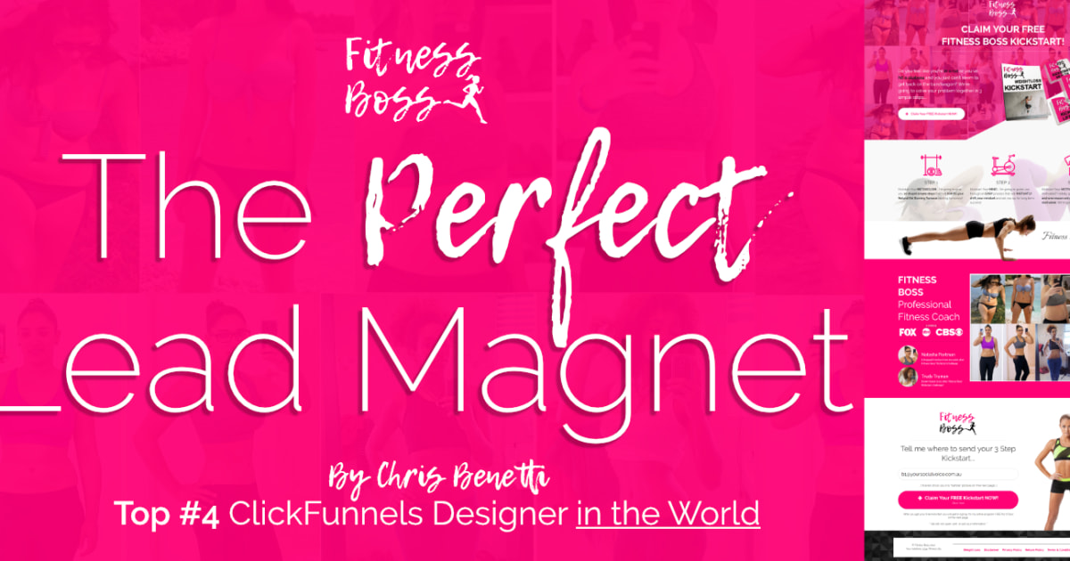"The Perfect Lead Magnet" Funnel for Women