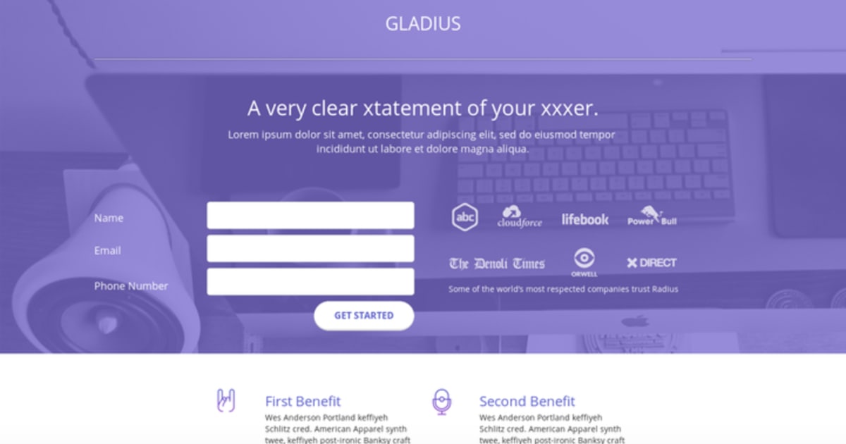 Optin - Benefits Driven / SaaS / Featured / Consultation - Unbounce Hacked - By InVert Inc