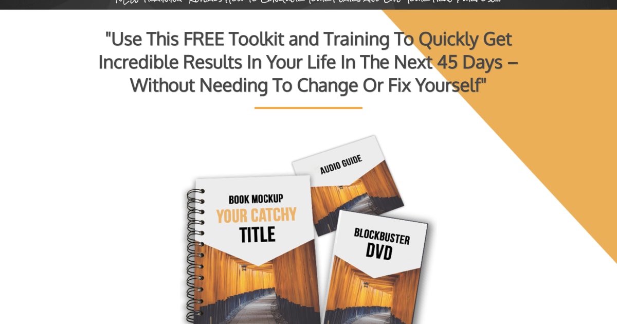 Author, Speaker, Coach Lead Magnet + Masterclass Training Funnel With Qualifier Pages