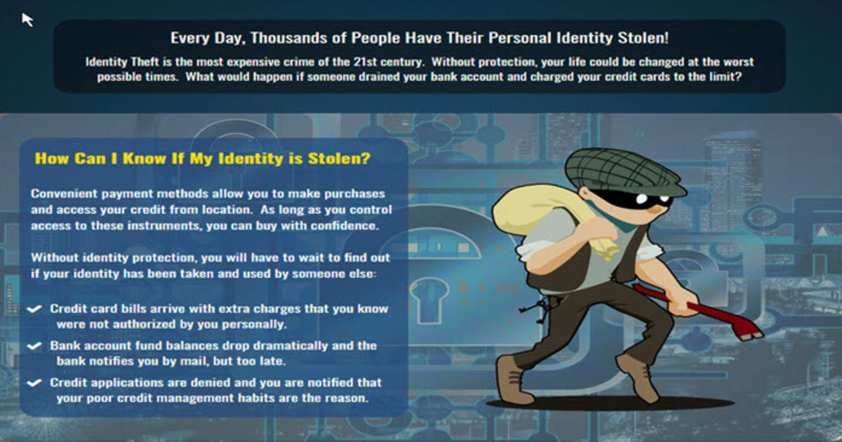 Identity Protection - Identity Theft Optin and Home Page