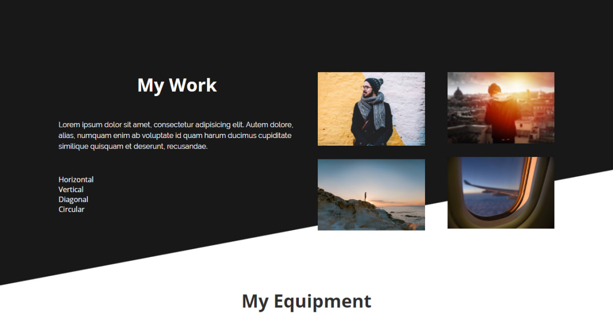 Services / Portfolio / Landing Page - Personal Template 01