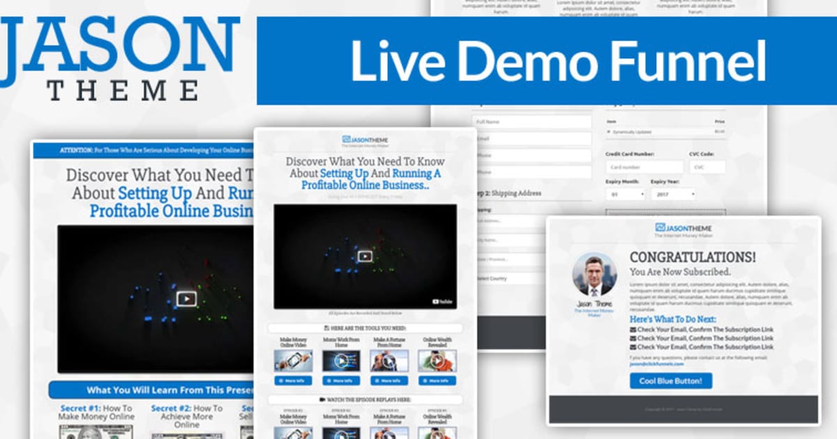 JASON | Live Demo Funnel