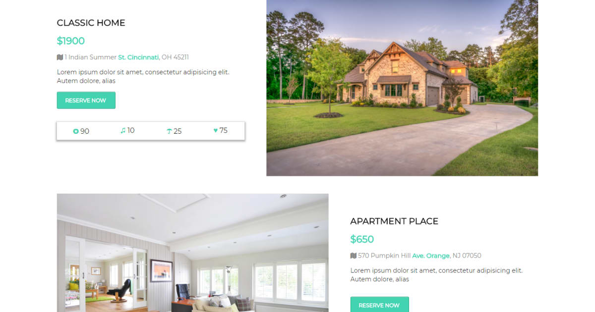 Real Estate / Opt-in / Landing Page - Real Estate Template 03