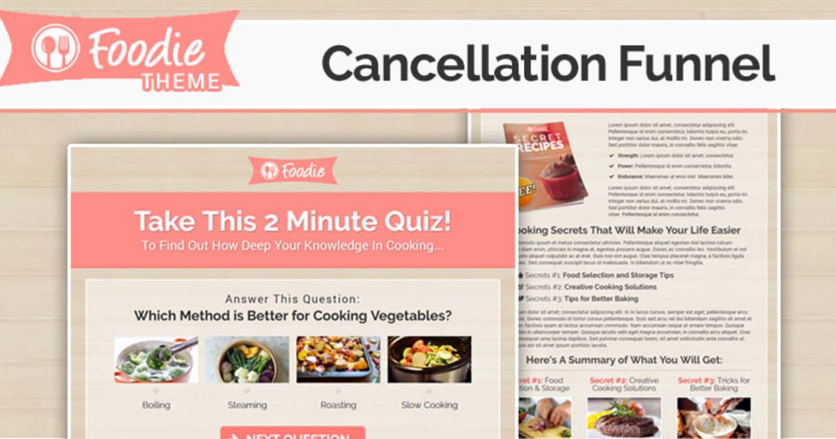 FOODIE | Cancellation Funnel 