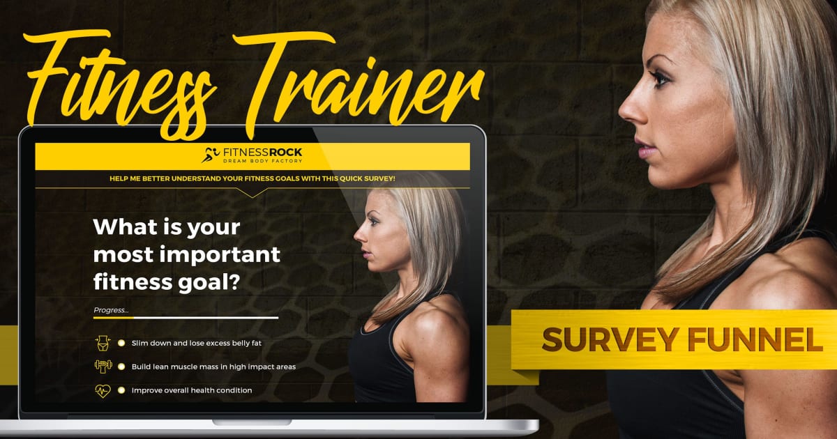 #1 Fitness/Gym Survey Funnel **BONUS** Proven 5 Step Email Sequence!