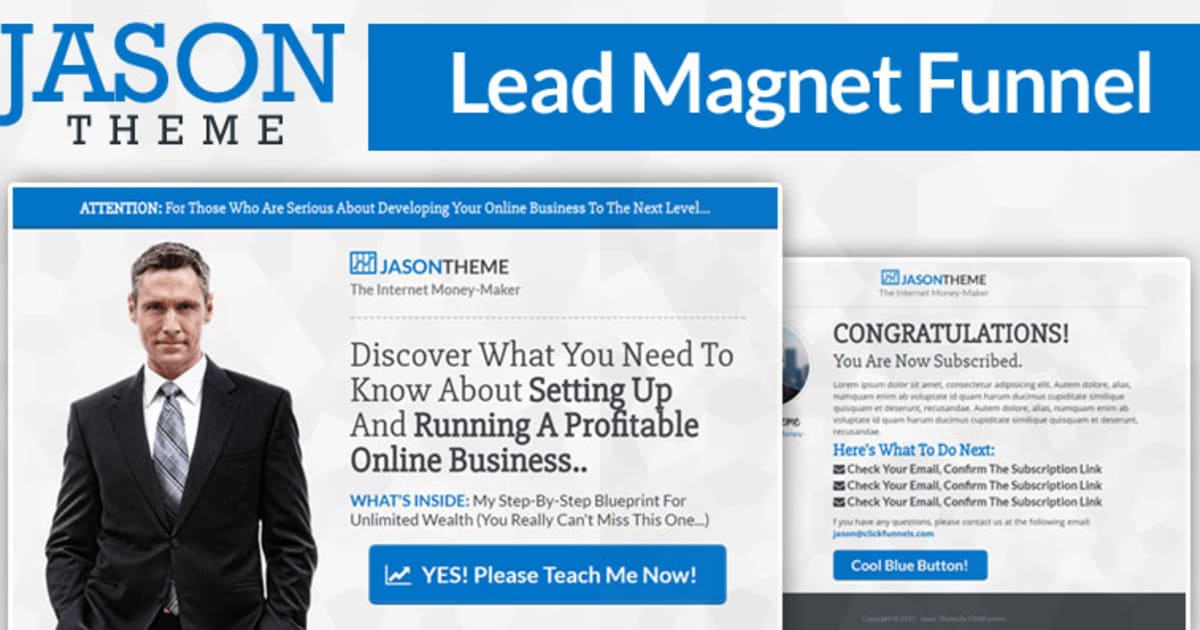 JASON | Lead Magnet Funnel