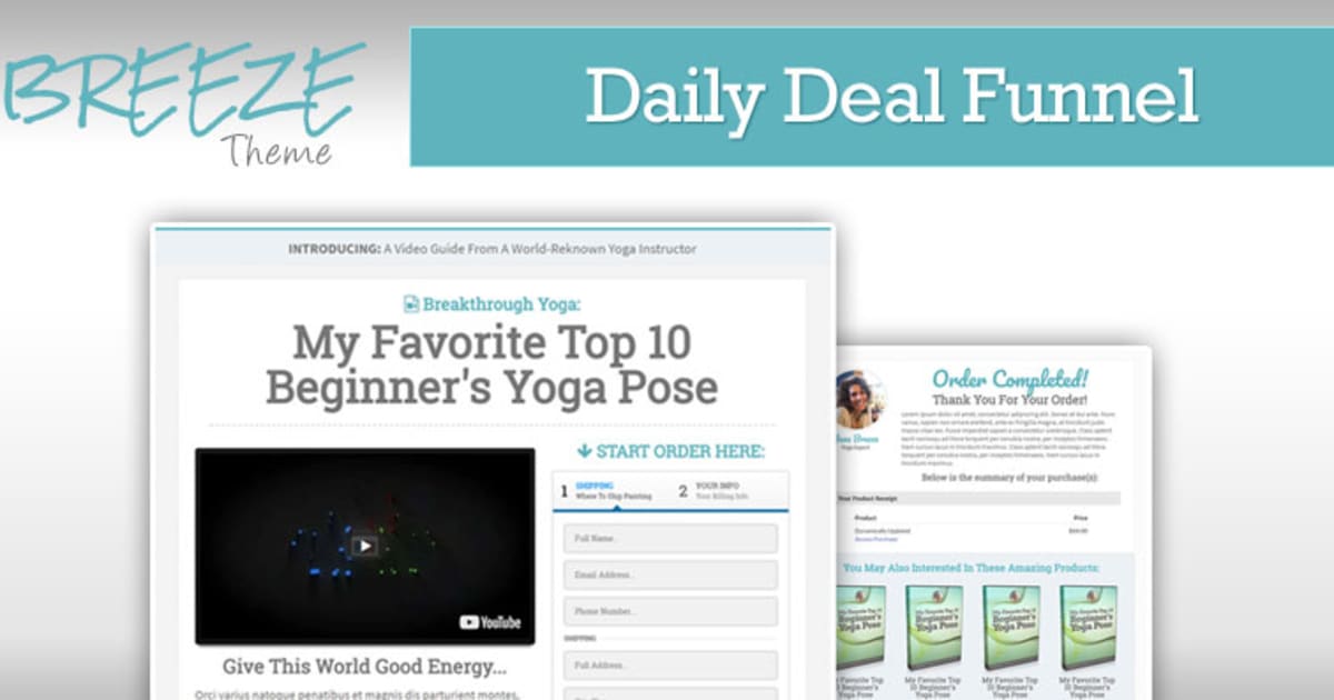 BREEZE | Daily Deal Funnel