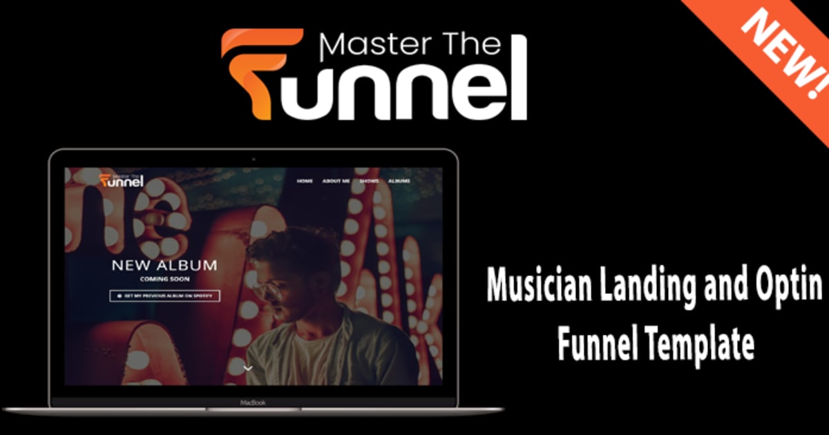 Musician Optin Landing Funnel