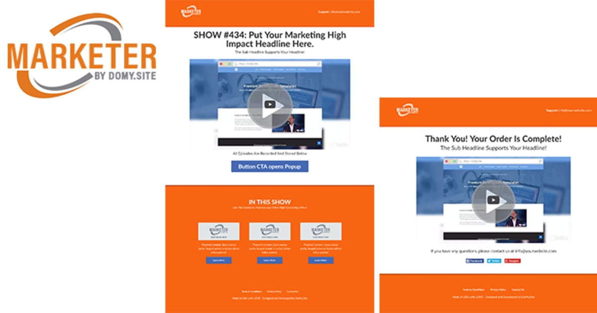 MARKETER :: The Live Demo Funnel by FunnelsHelper.com