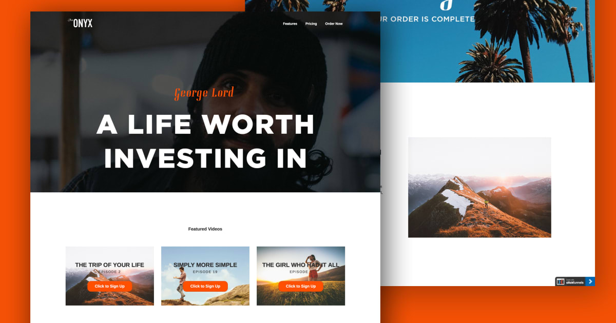 THE ONYX Live Demo Funnel