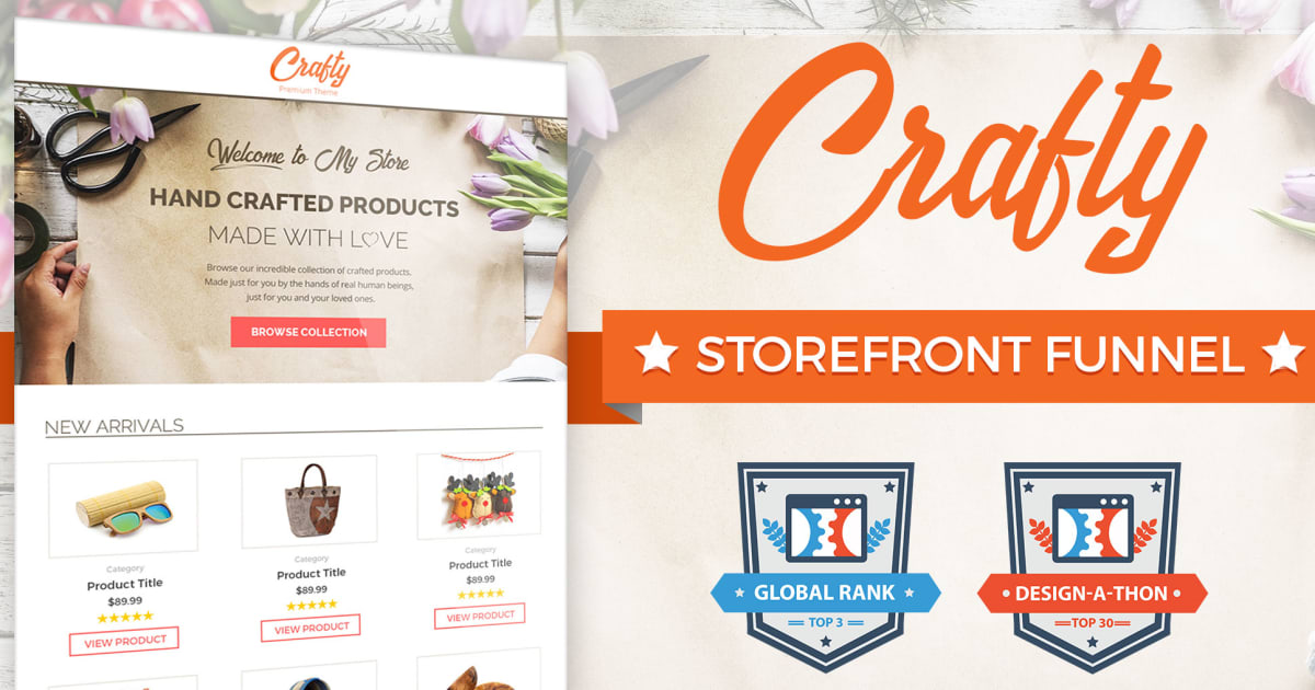 The Hobbyist Storefront Funnel **BONUS** 3 Proven Email Sequences Included!!!
