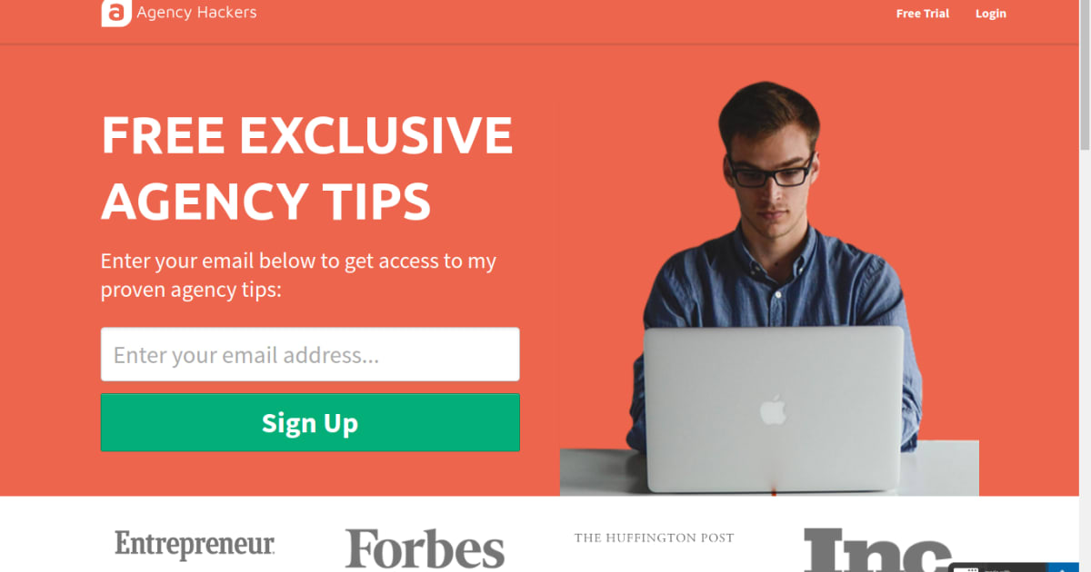 Reverse Optin Home Page + Pop Up