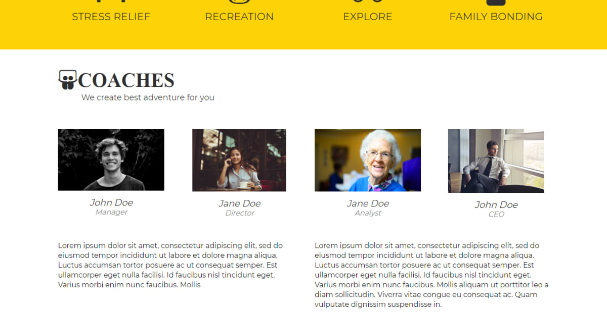 Business Consulting / Coaching / Travel / Servcies  - Agency Template 01