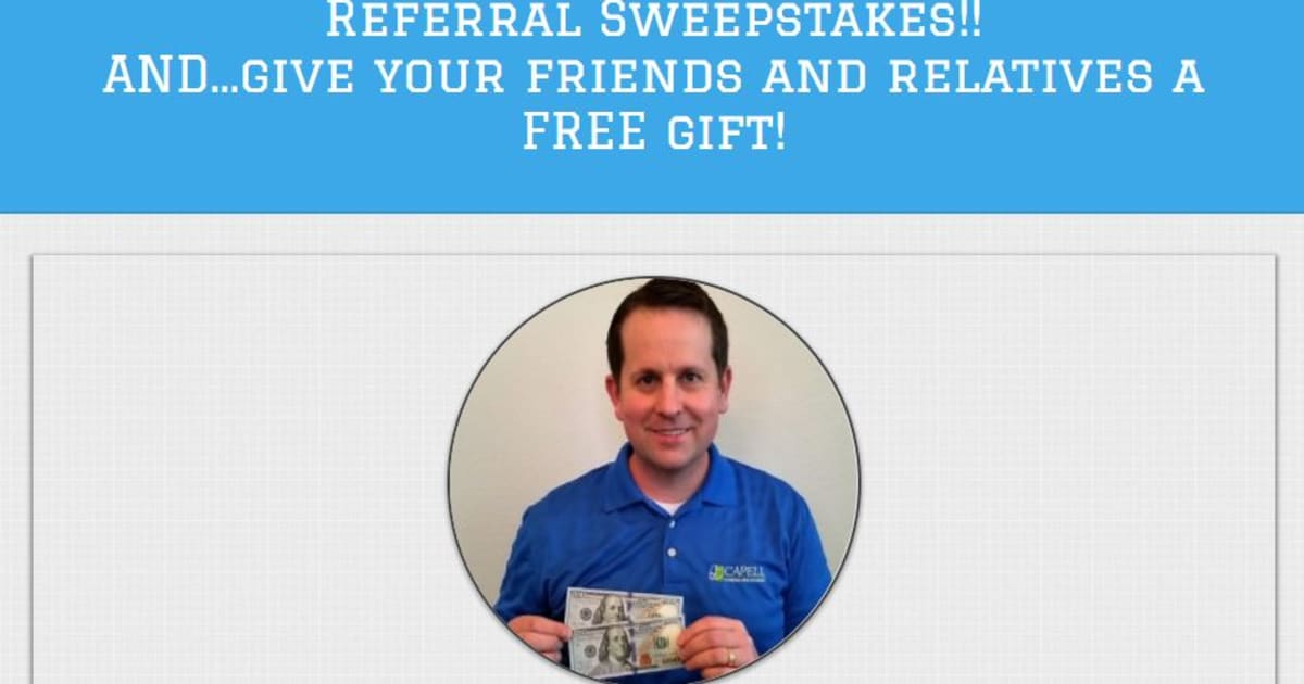 Referral Sweepstakes Funnel - Get more Referrals