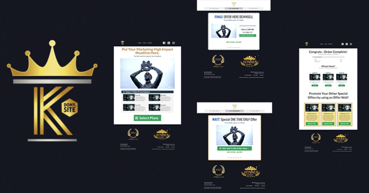 KING VSL Funnel :: by FunnelsHelper.com
