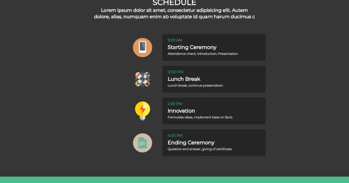 Agency / Landing Page - Event Template 03