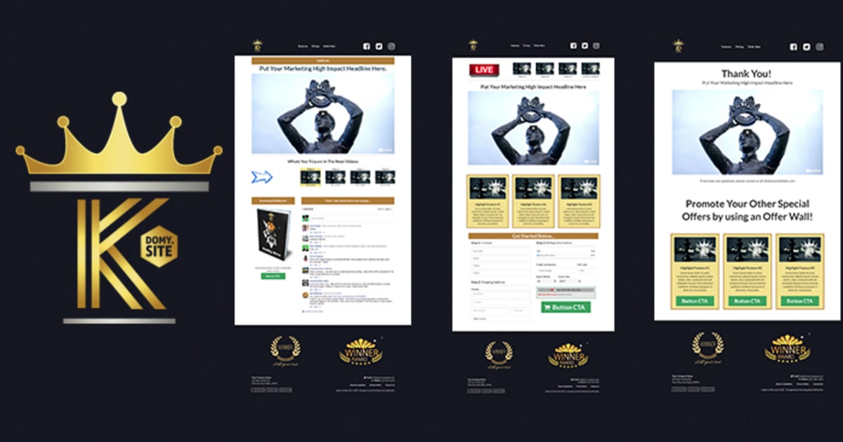 KING Product Launch Funnel :: by FunnelsHelper.com