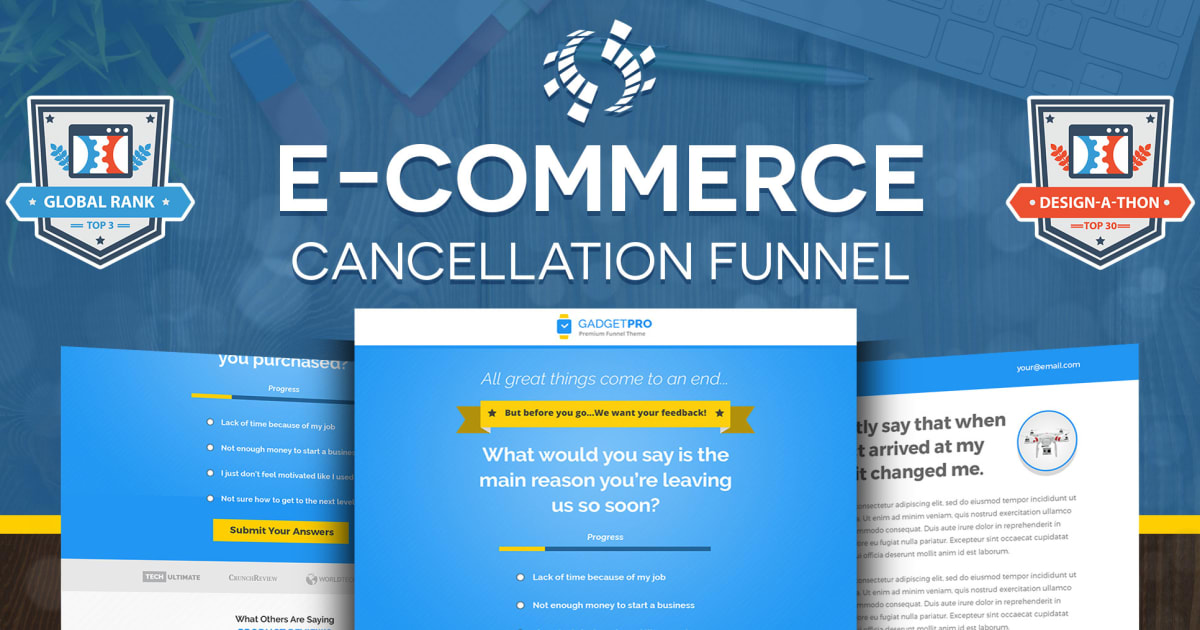 eCommerce Cancellation Funnel **BONUS** Proven 4-Step Email Sequence!