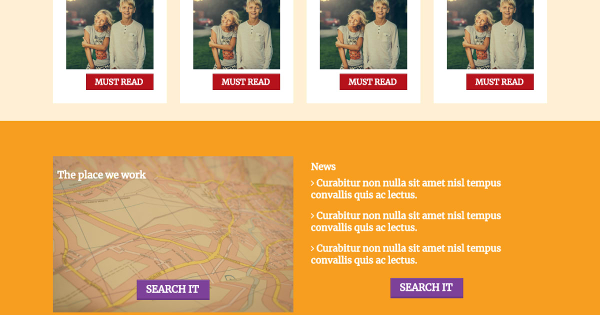 Charity / Landing Page / Optin - Community Page Template 1