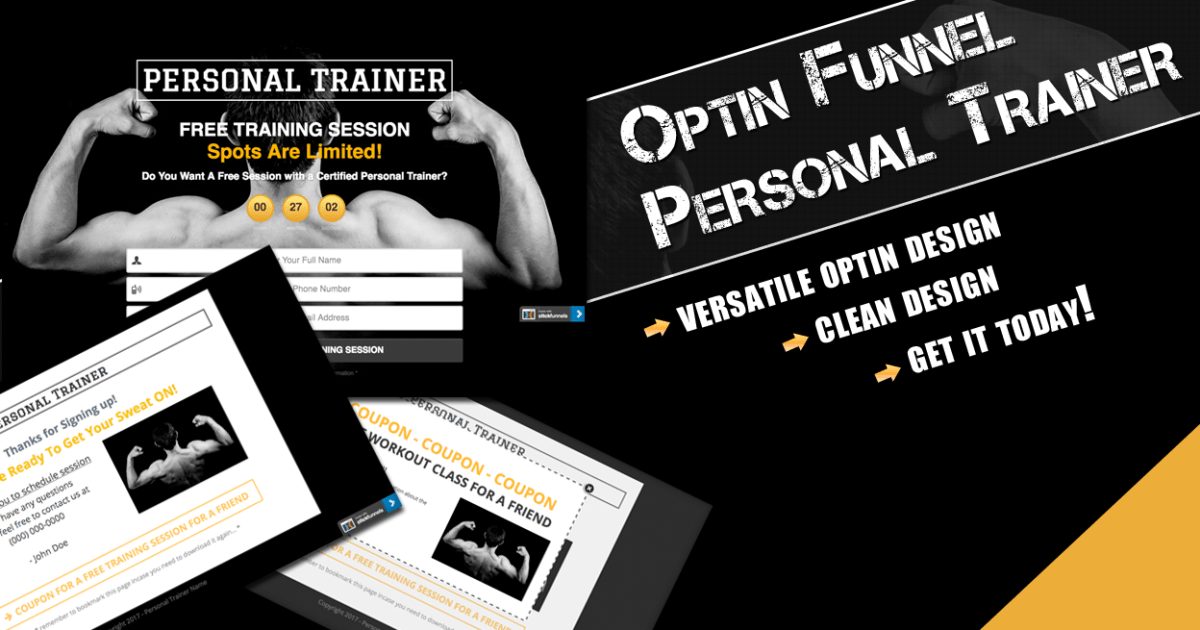 Optin Personal Trainer - Boot Camp Funnel