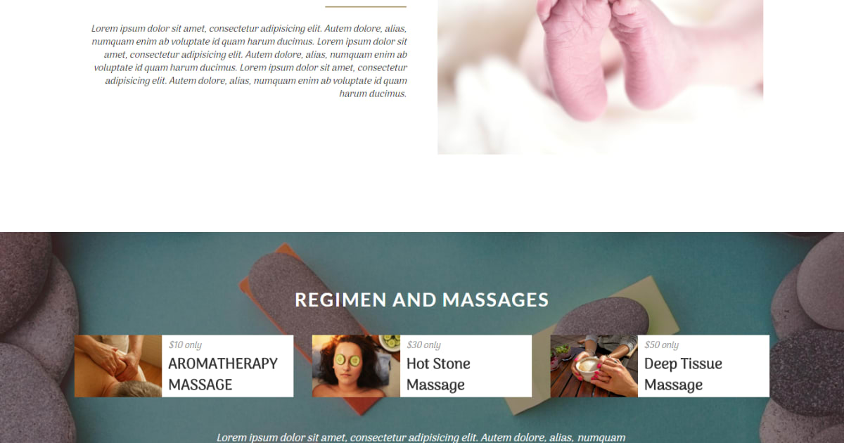 Fitness / Spa / Services / Opt-in / Landing Page - Health and Fitness Template 03