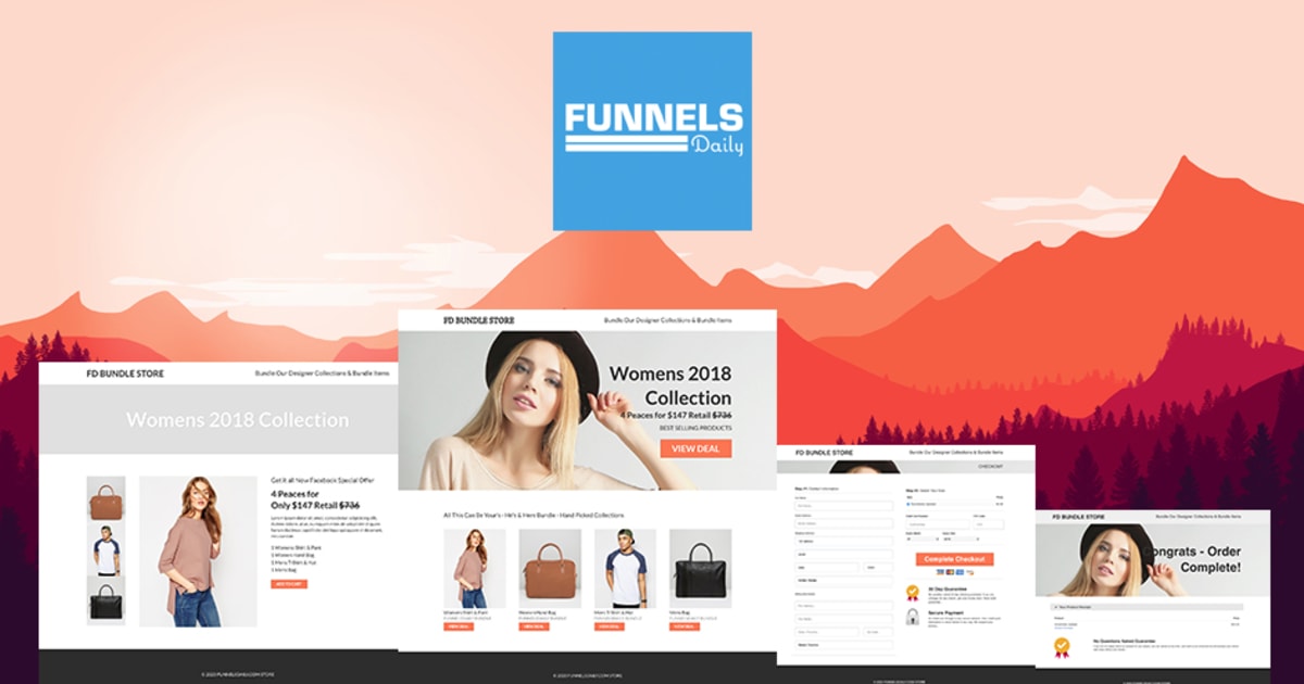 Product Collection & Bundle Sales Funnel :: FunnelsHelper.com