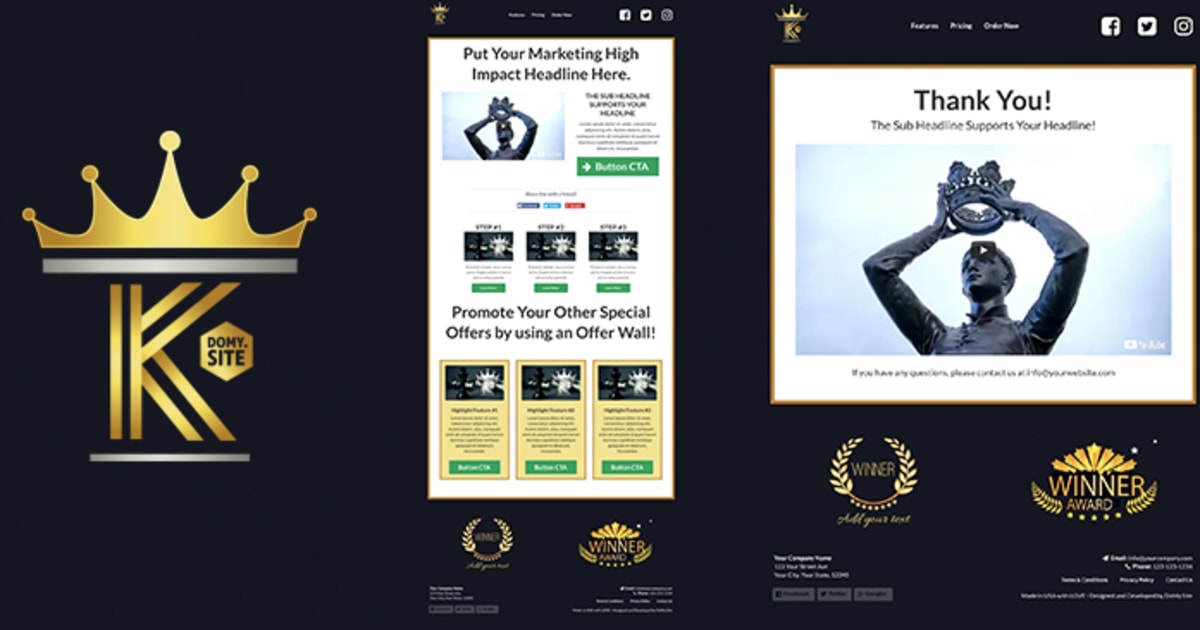 KING The Hero Funnel  :: by FunnelsHelper.com
