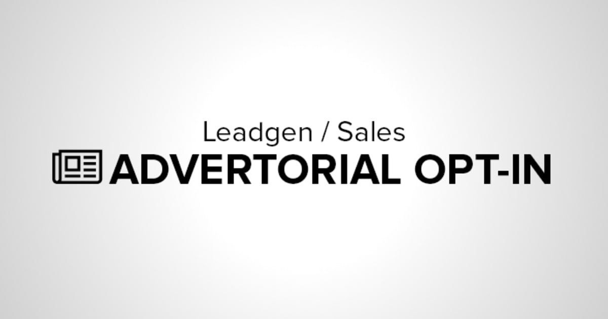 ADVERTORIAL OPT-IN