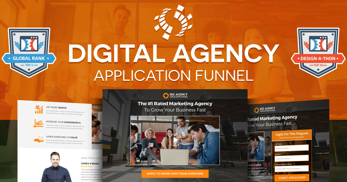 Marketing/FB Ads Agency Application Funnel **BONUS** Proven 5 Step Email Sequence!