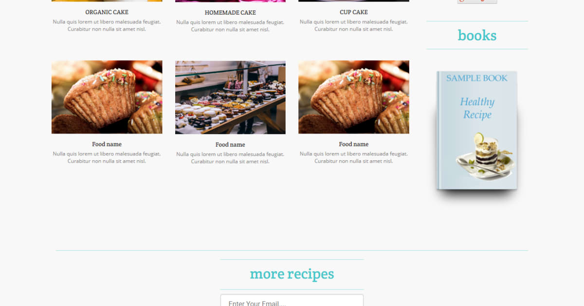 Food & Drinks / Landing Page / Book Launch - Health Template 10