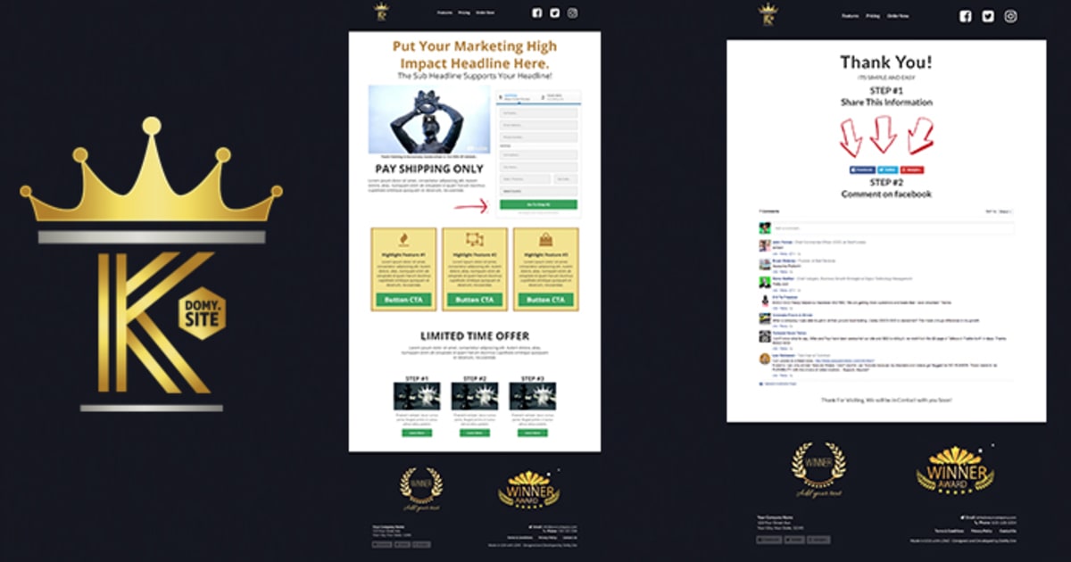KING Daily Deal Funnel :: by FunnelsHelper.com