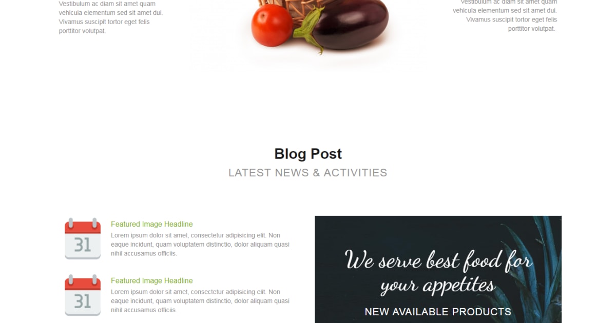 Traditional Business / Blog / Landing Page - Clean Green Traditional Business Template 09