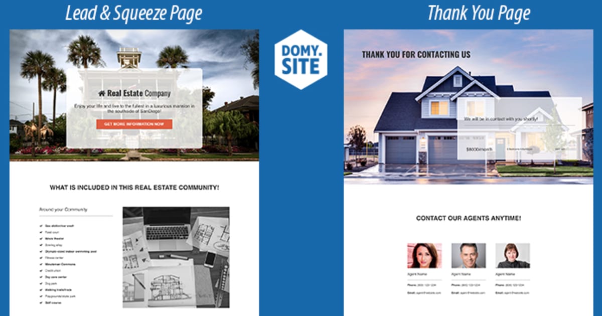 Real Estate Lead & Squeeze Funnel by FunnelsHelper.com
