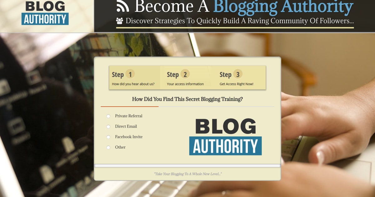 Blog Authority - Sales & Membership Funnel