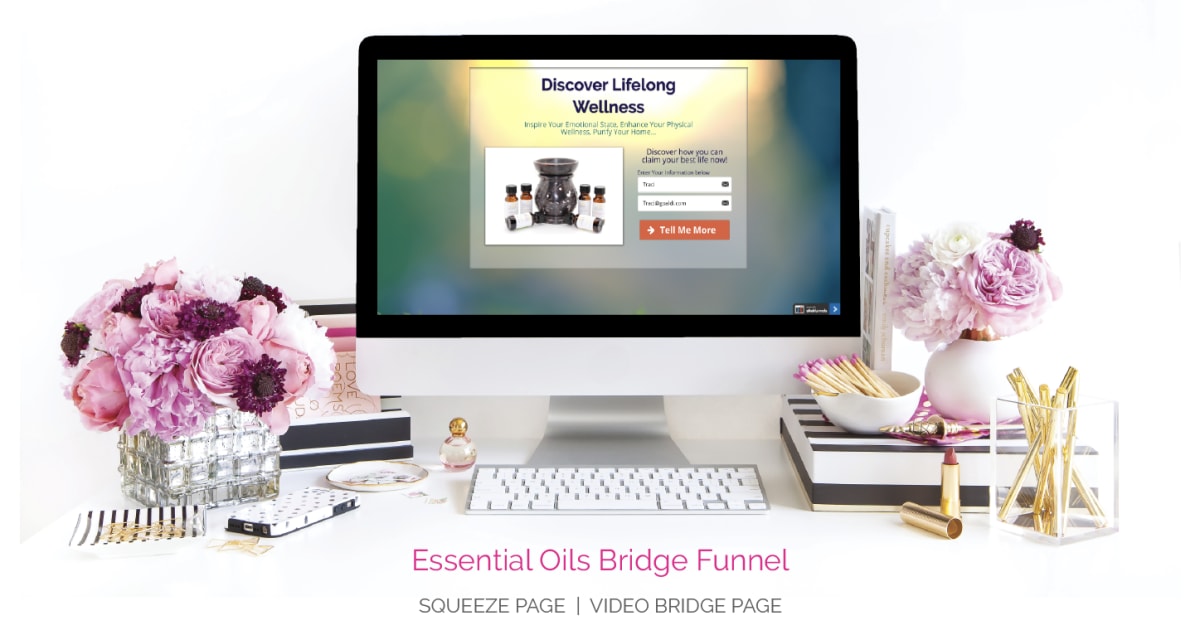 Thriving 6-Figure Team Essential Oils Bridge Funnel