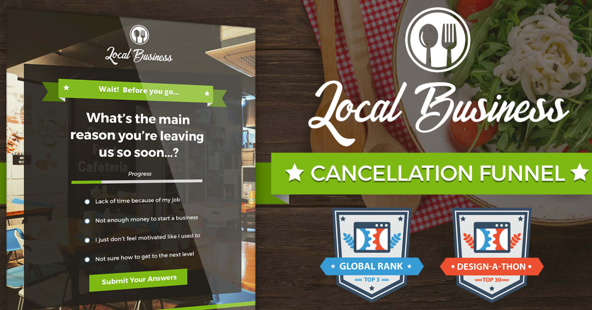 Local Business Cancellation Funnel **BONUS** Proven 4-Step Email Sequence!