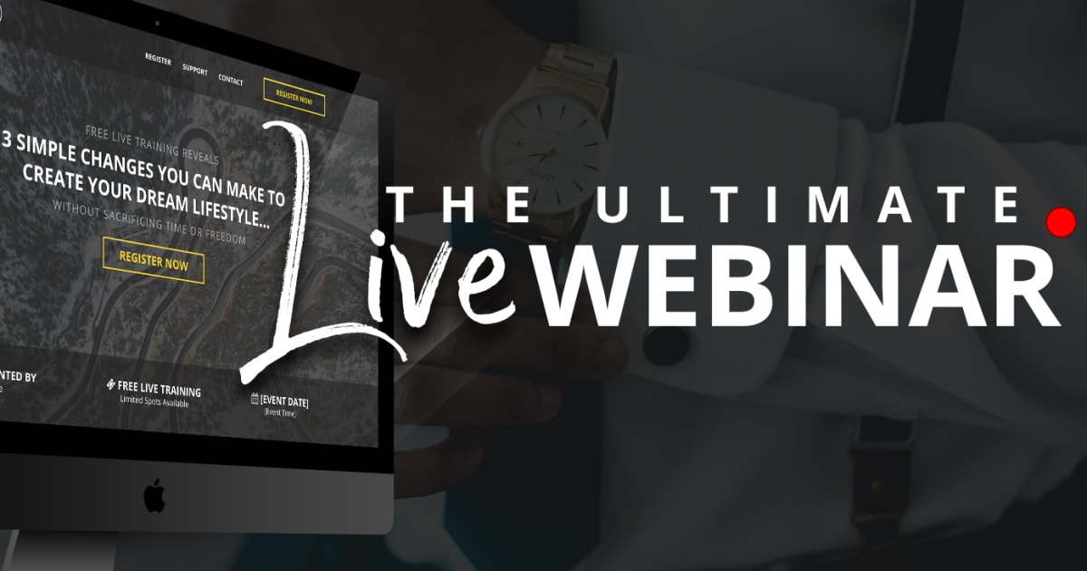 The Ultimate LIVE High-Ticket Webinar Funnel + Emails!