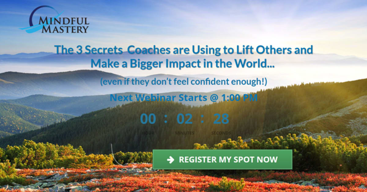 15 Minute Reoccurring Webinar Replay