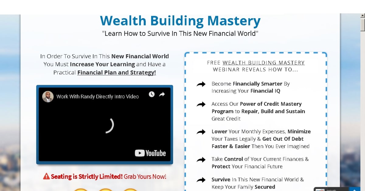Wealth Building Mastery 